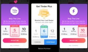 tinder plus free 5