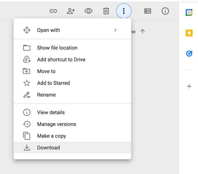 download file from google drive