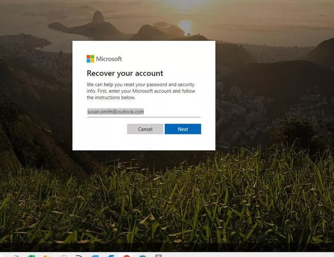 microsoft account recovery