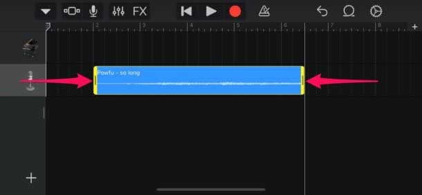 set ringtone and trim garageband