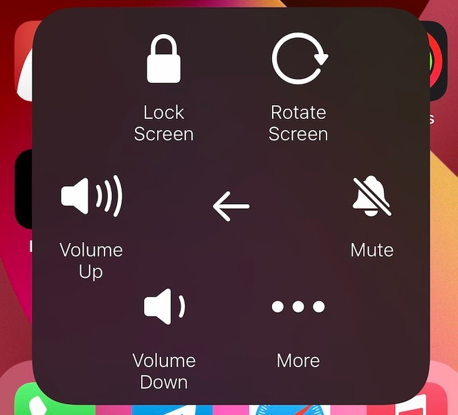 assistivetouch menu