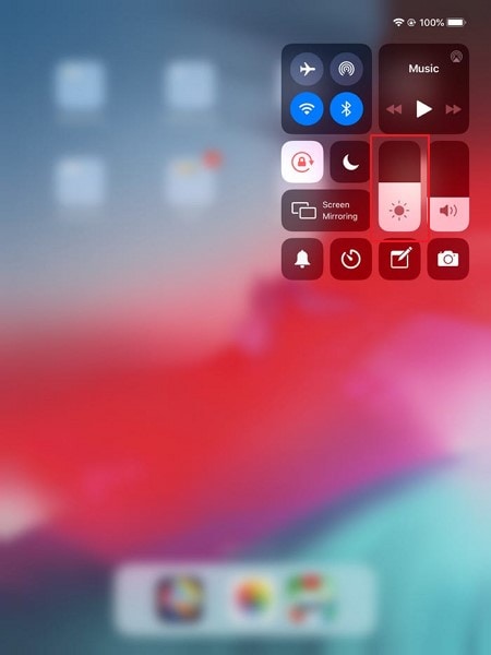 increase ipad brightness