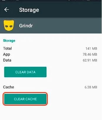 clear cache