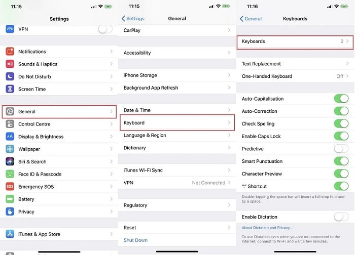 ipad disable external keyboard