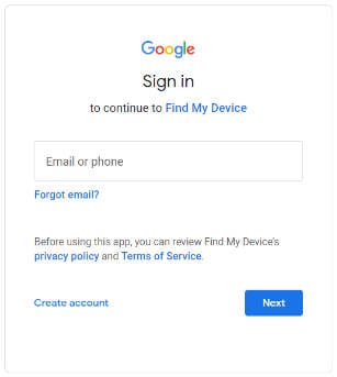 google account verification