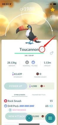 rename a pokémon in pokémon go