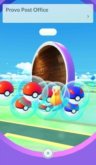 spin pokeStops to get pokeballs in pokémon go