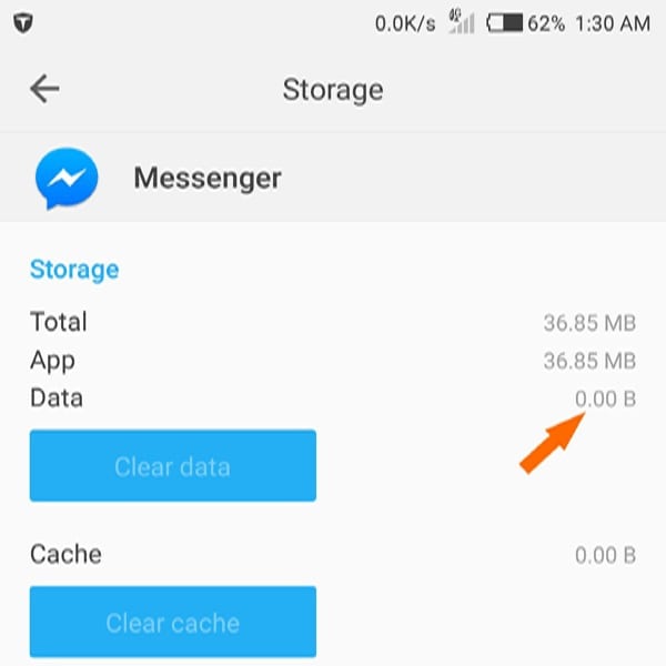 facebook messenger reset