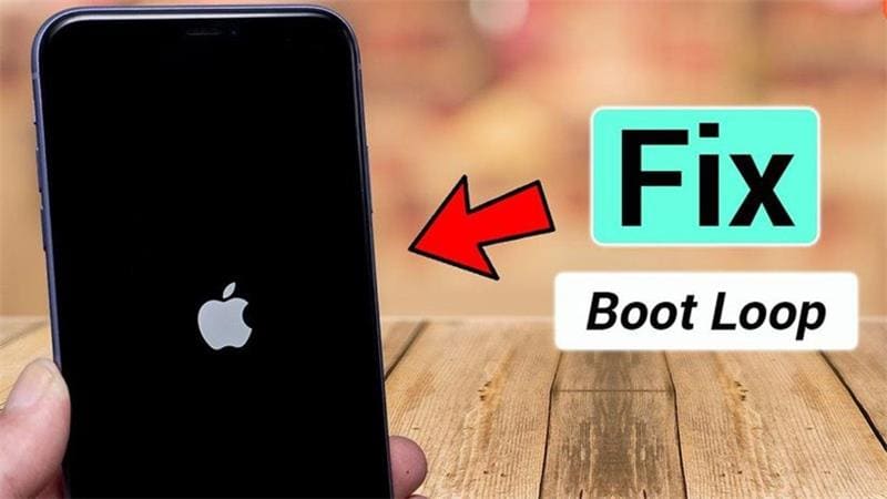 iphone stuck in boot loop