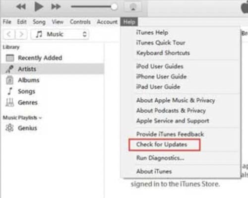 itunes update pc