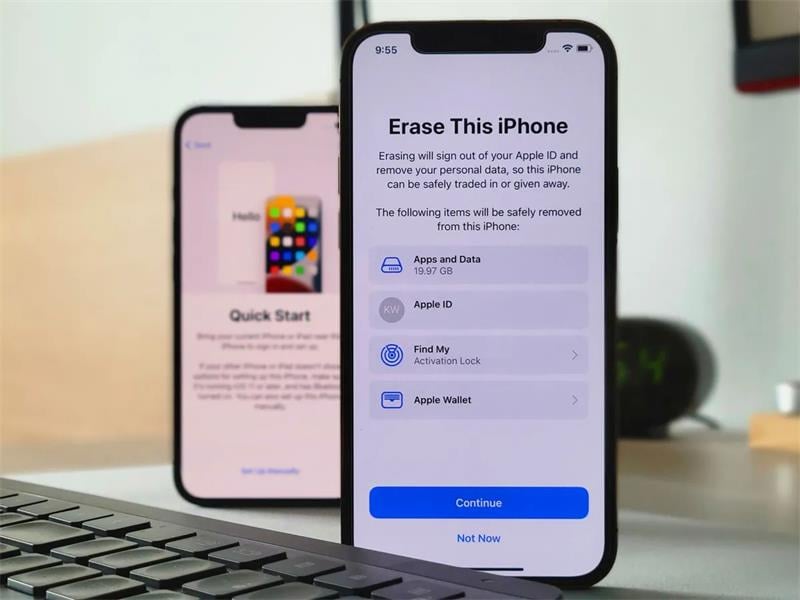 erasing data on iphone 11