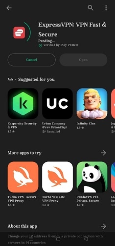 download expressvpn on android