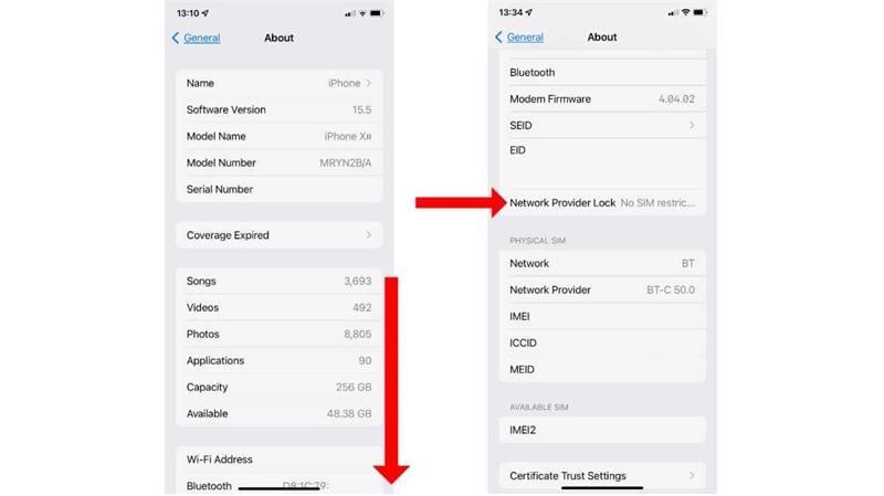 network provider lock