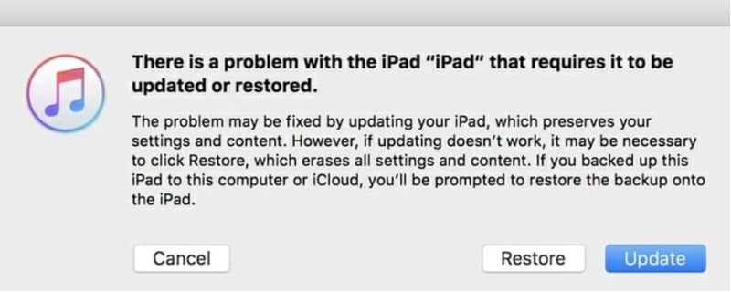 ipad problem