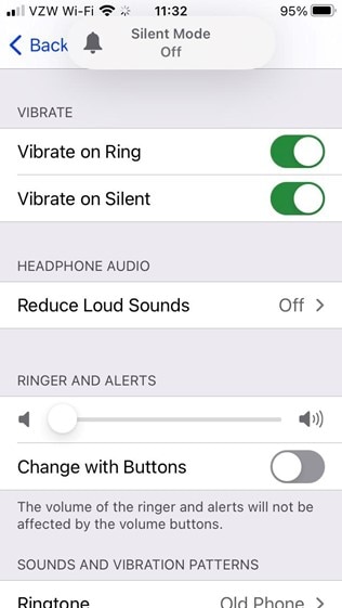 sound settings