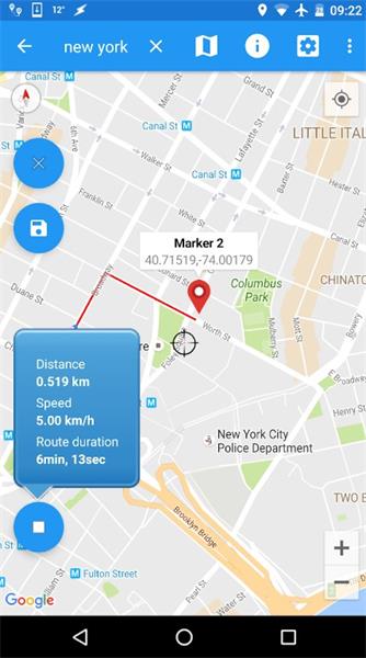 start faking gps location