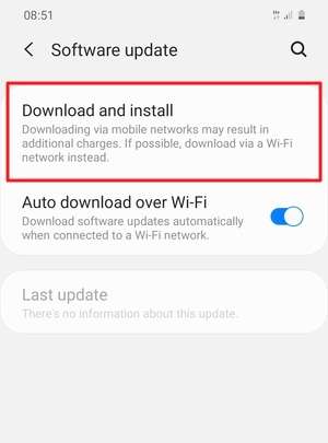 tap on download and install