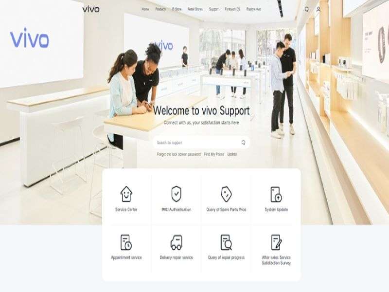 vivo support website