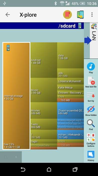 xplore file manager storage