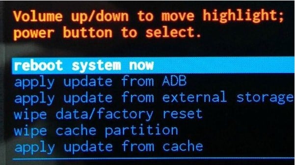 reboot system now