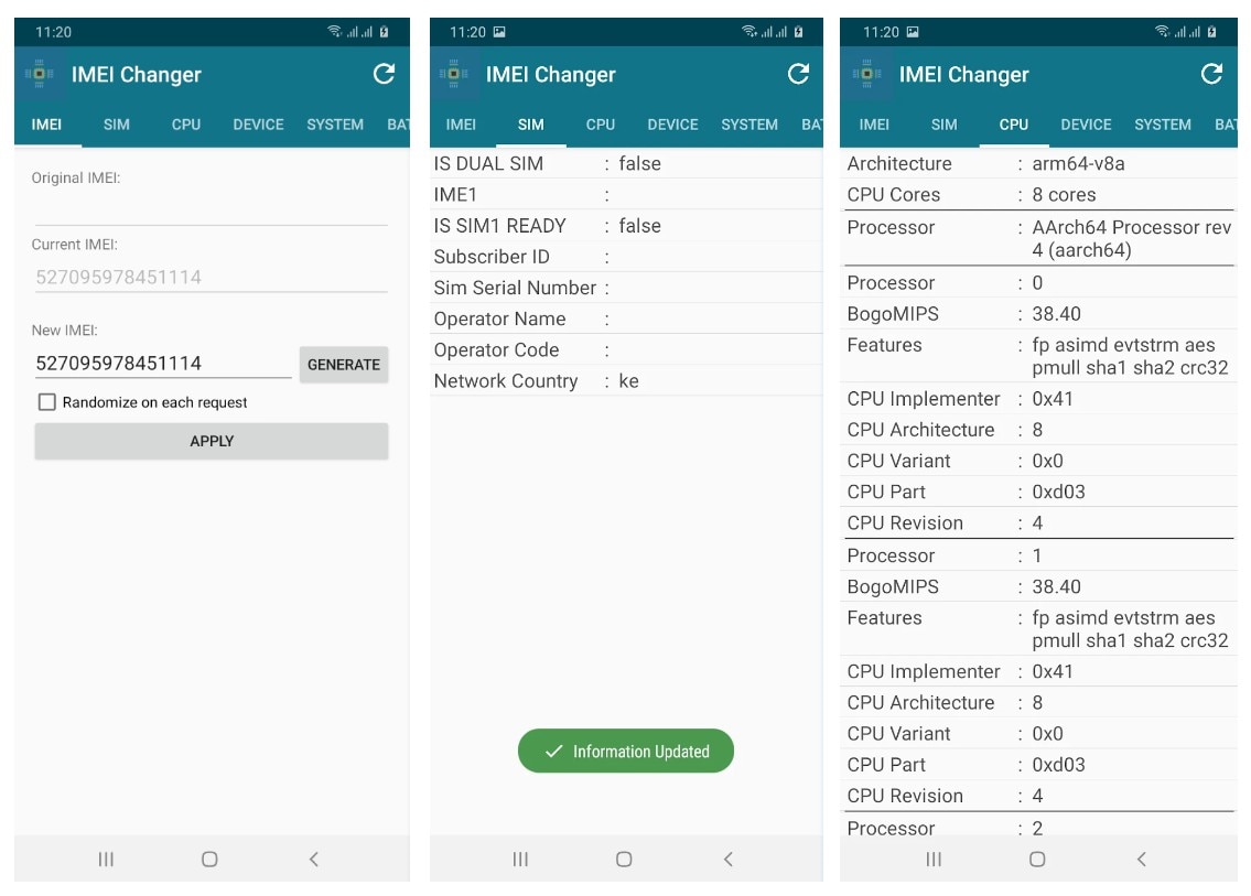 imei changer