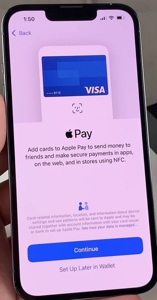 set the apple pay