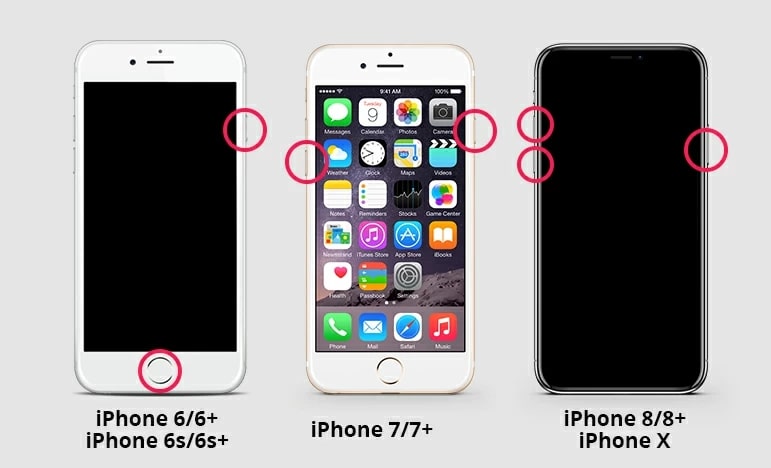 perform iphone hard restart