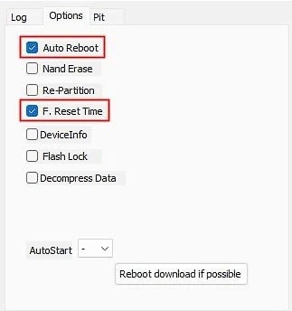 odin3 options setup