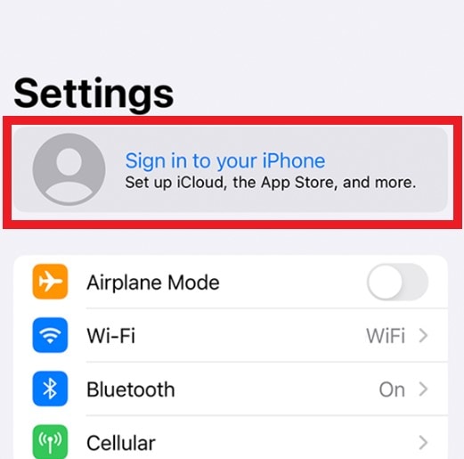 iphone icloud account