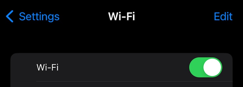 iphone wifi toggle