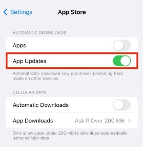 automatic app updates