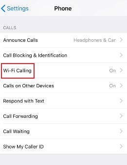 iphone wifi calling