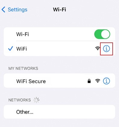 wifi information