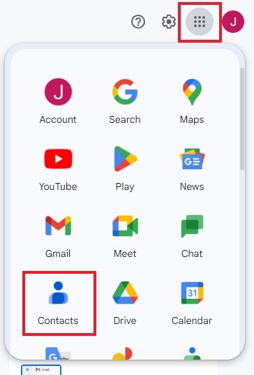 gmail contacts