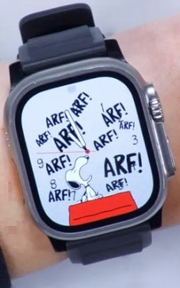 snoopy apple watch face