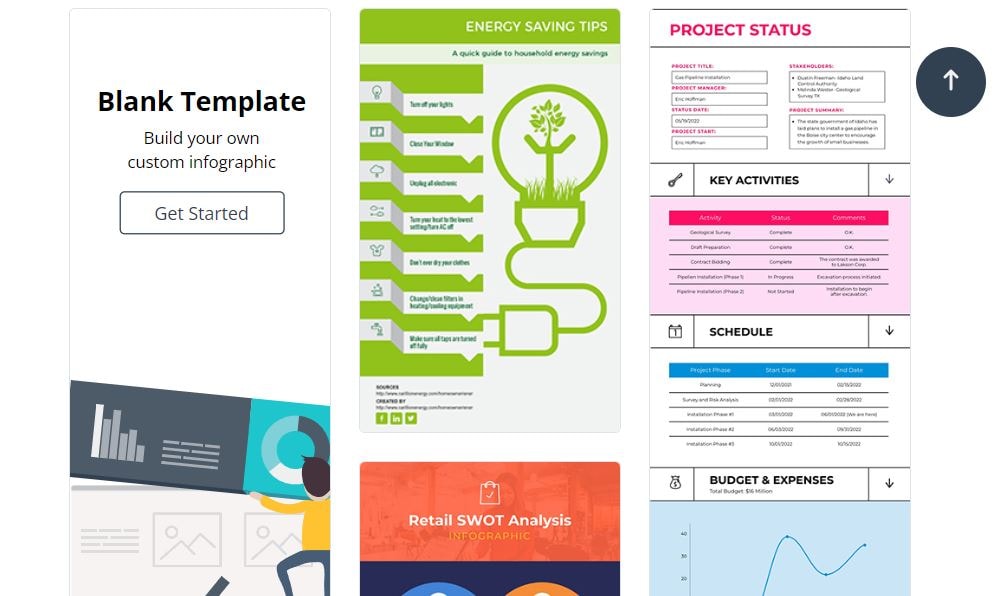 choose infographic template