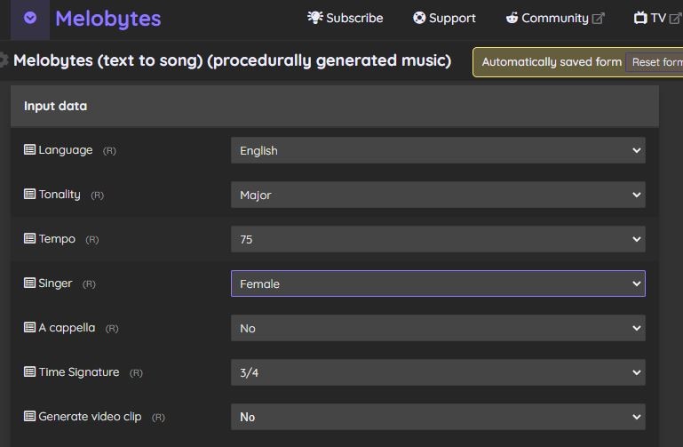 configure settings