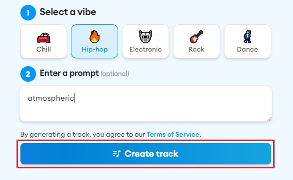 create track