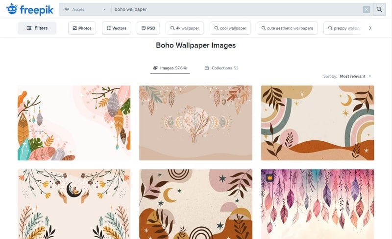 freepik boho wallpaper