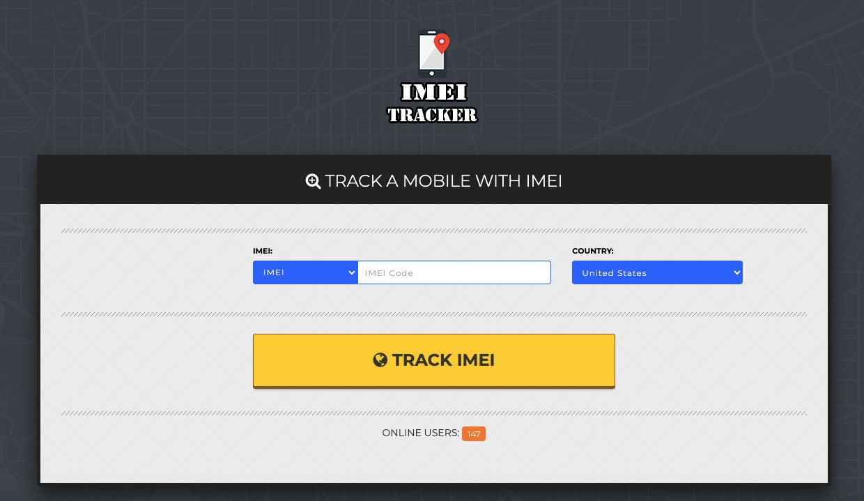 online imei tracker