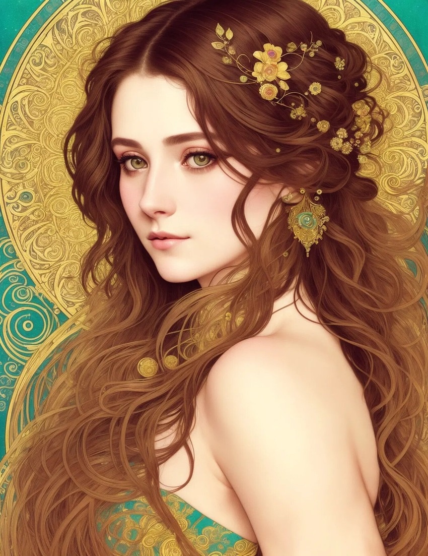 ai artist prompt in gustav klimt style