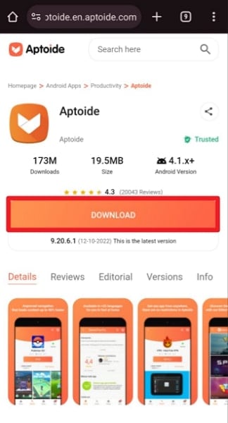 aptoide app store