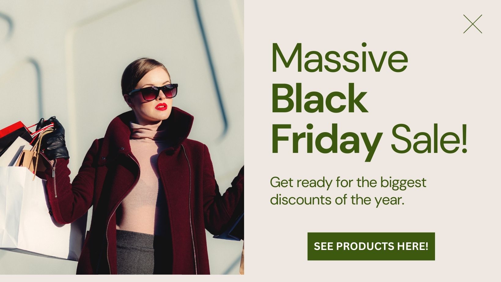 black friday landing page