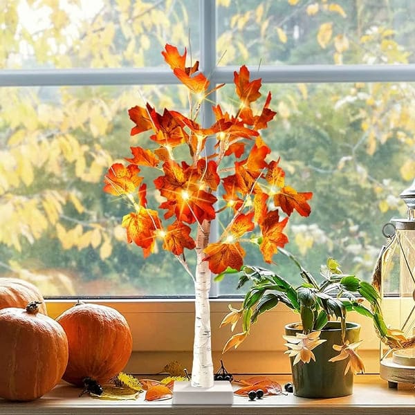 artificial maple tree thanksgiving gift