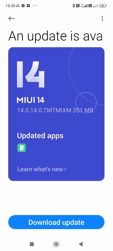 xiaomi firmware update page