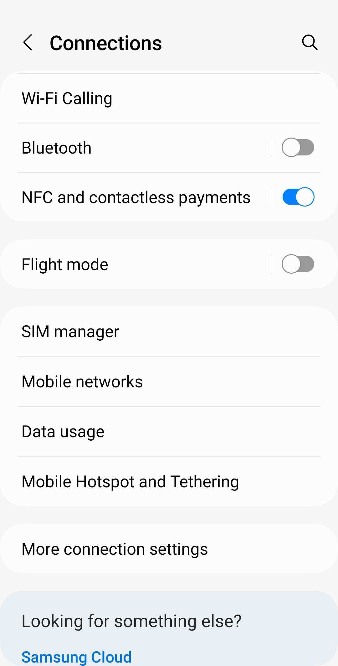 turn off bluetooth on settings app