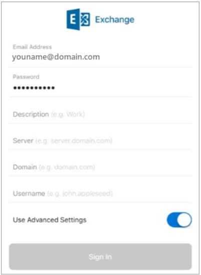 imap settings