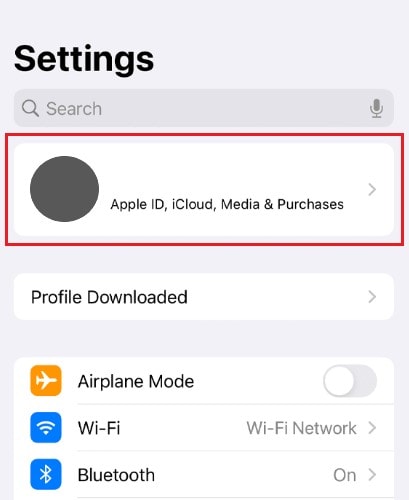 apple id settings