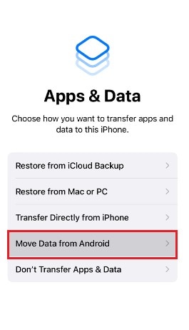 move data from android