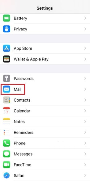 mail iphone